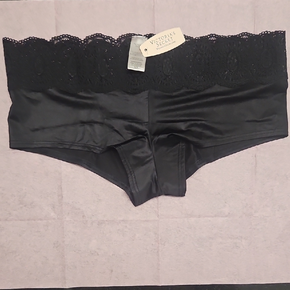 Victoria's Secret Very Sexy Black Lace Waist Hiphugger